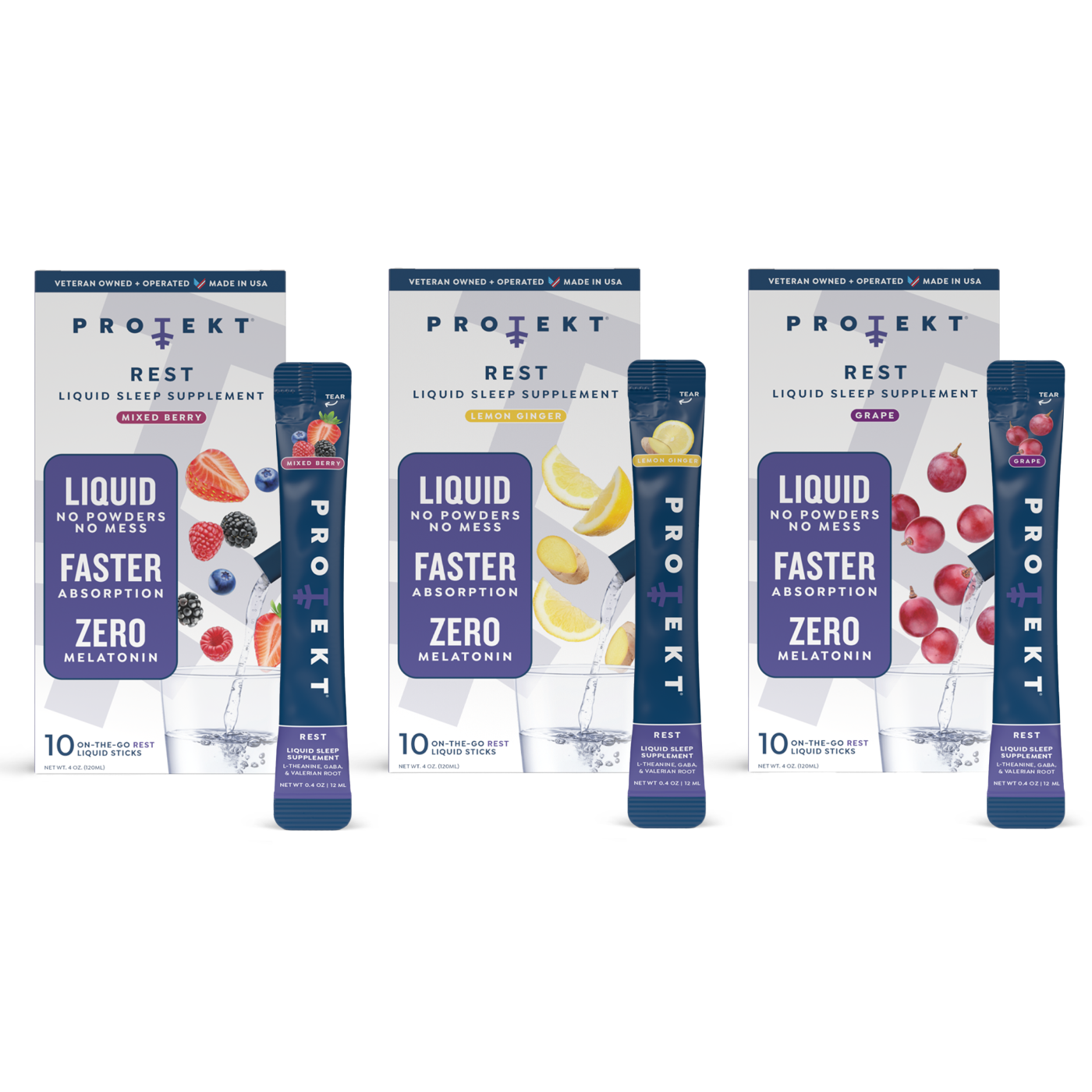 Liquid Sleep Aid | 100% Natural, Zero Calories, Zero Sugar | Protekt Liquid Sleep Aid | 100% Natural, Zero Calories, Zero Sugar | Protekt