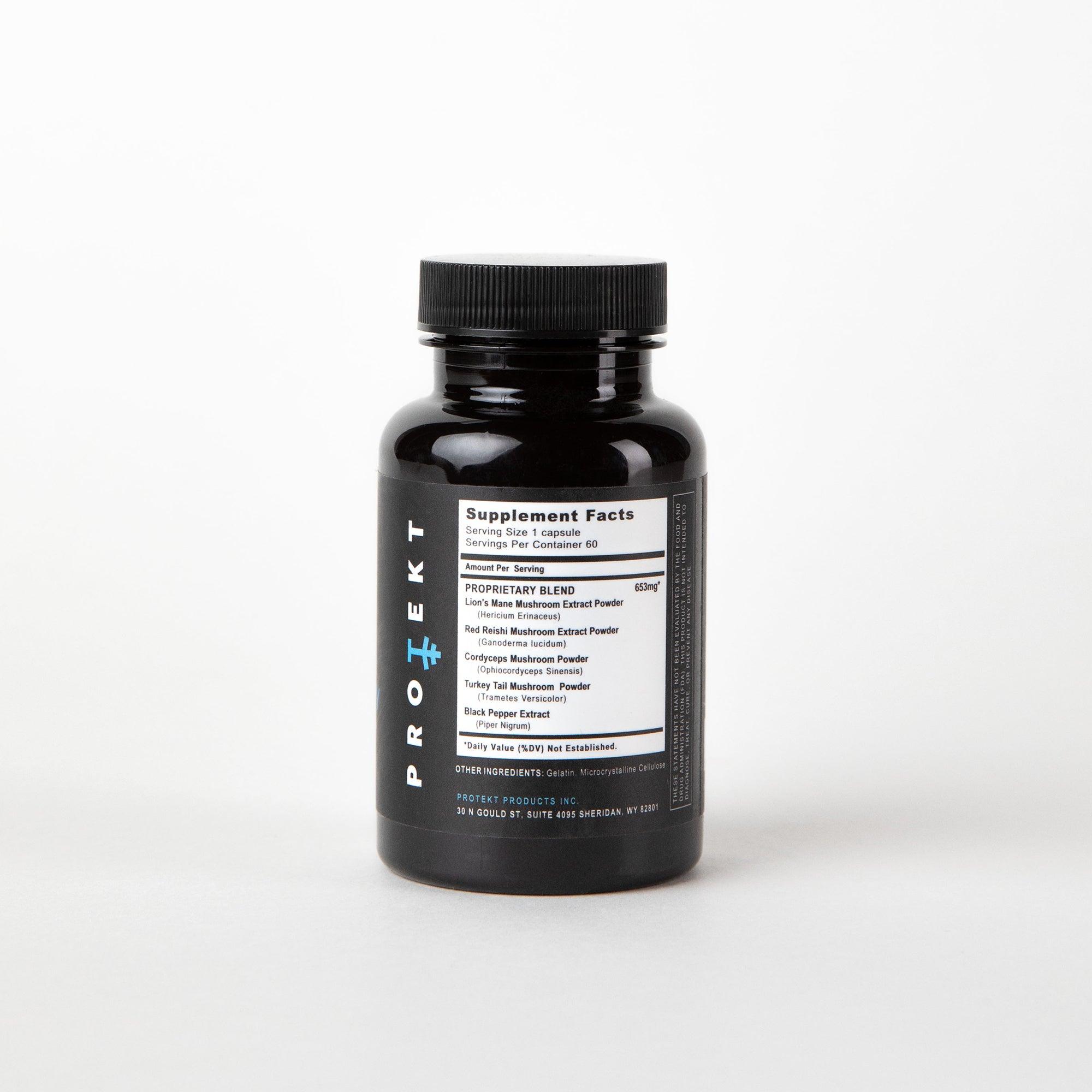 CLARITY (FREE) | Organic Lion's Mane Mushroom Complex Capsules Protekt Products