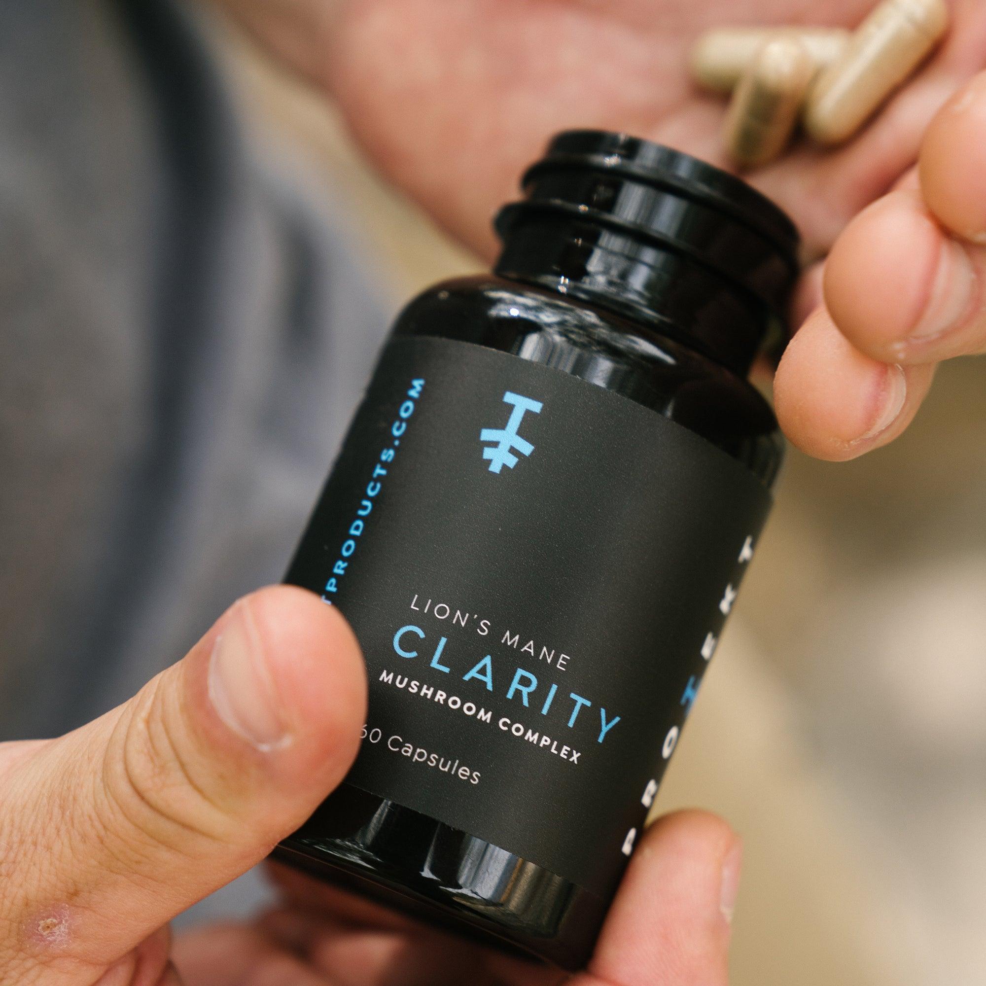 CLARITY (FREE) | Organic Lion's Mane Mushroom Complex Capsules Protekt Products