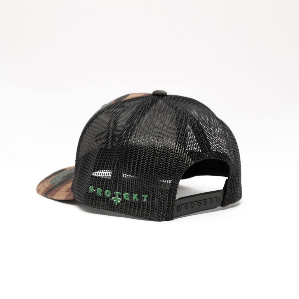 Camo Retro Trucker Hat Protekt Products