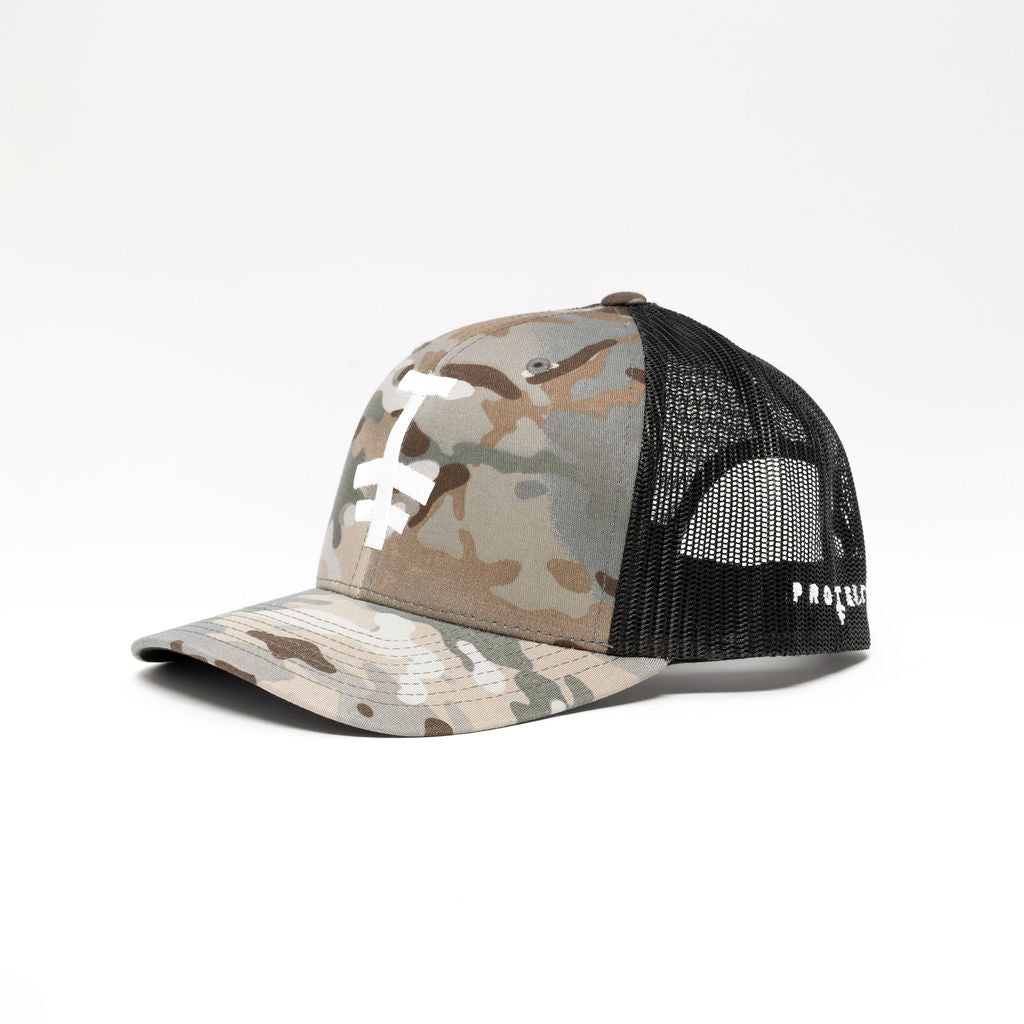 Camo Retro Trucker Hat Protekt Products