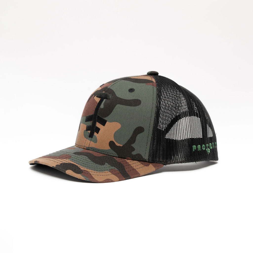 Camo Retro Trucker Hat Protekt Products