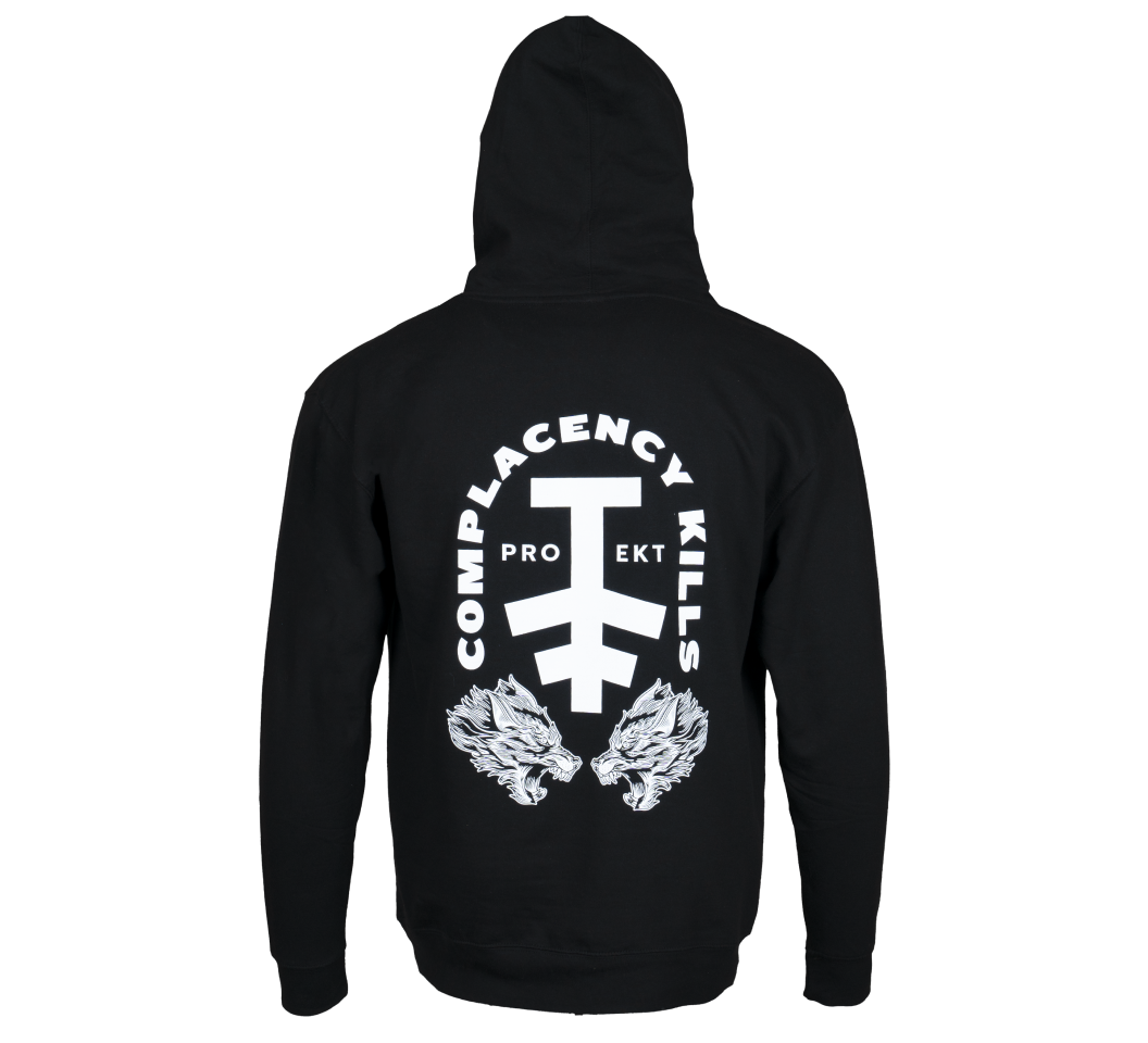Protekt Unisex Complacency Kills Hoodie - Black