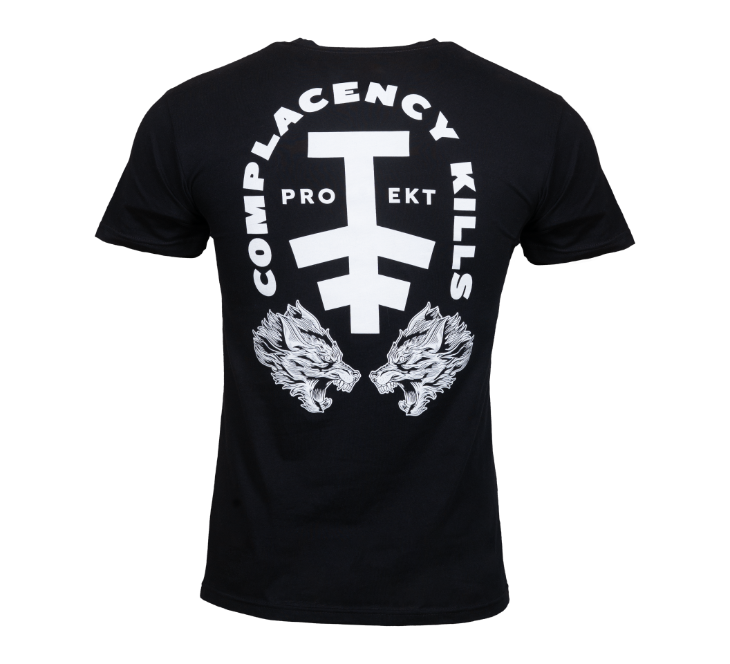 Protekt Men's Complacency Kills Graphic Shirt - Black