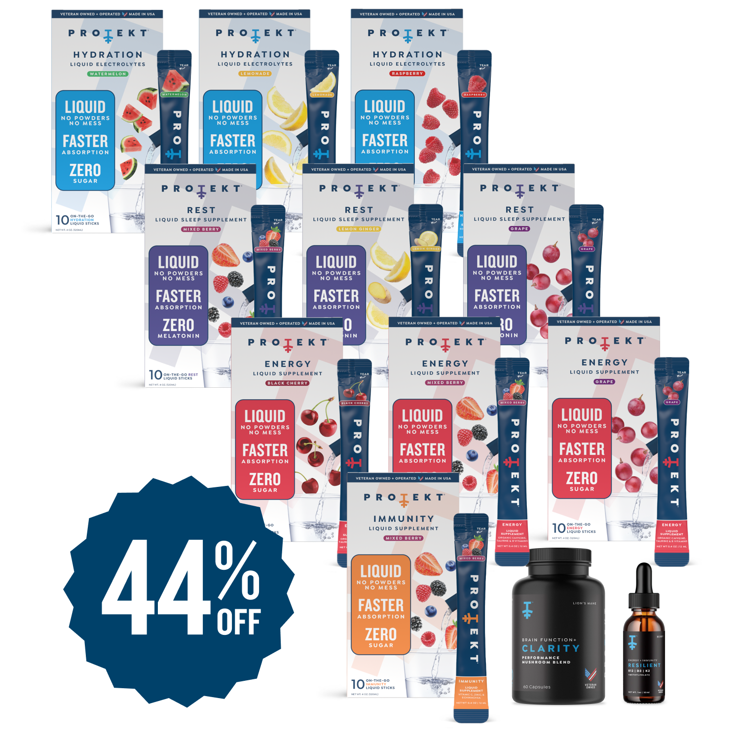 NEW FLAVOR: Orange & Mango Citrus Hydration Bundles Protekt Products